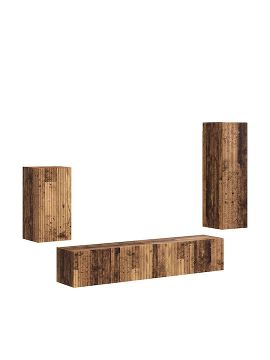 Living Room TV Unit Old Wood L30xW31xH100cm
