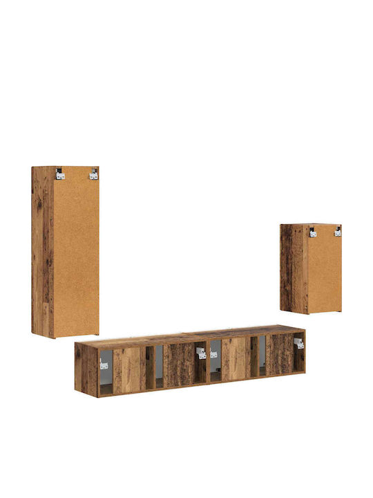 Living Room TV Unit Old Wood L30xW31xH100cm