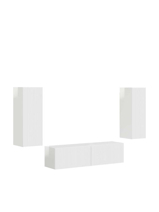 Living Room TV Unit White L30xW31xH80cm