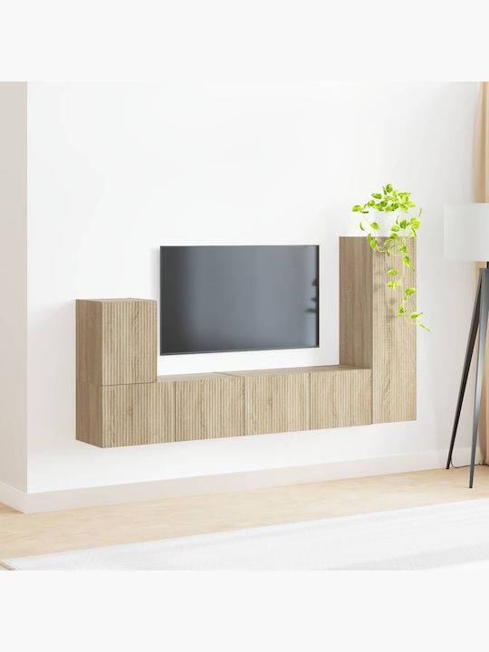 Living Room TV Unit Sonoma Oak L30xW31xH100cm