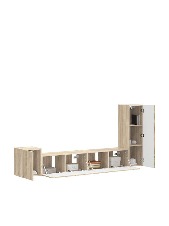 Living Room TV Unit Sonoma Oak L30xW31xH100cm