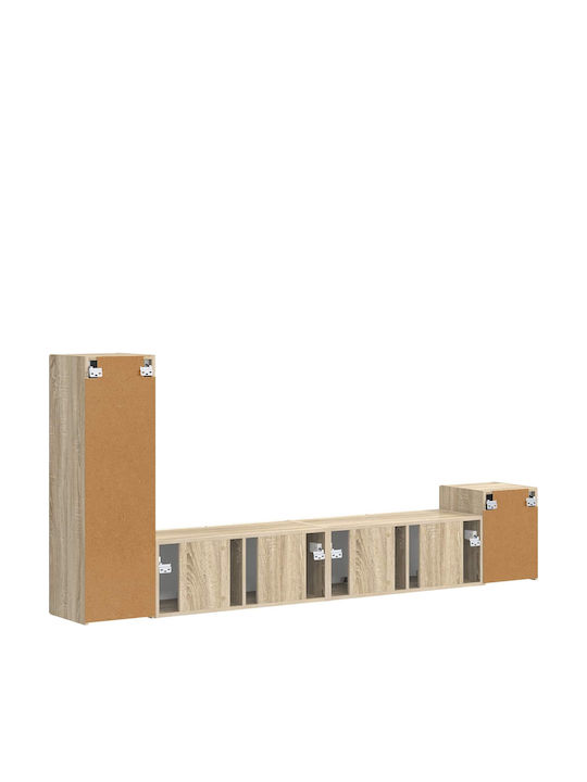 Living Room TV Unit Sonoma Oak L30xW31xH100cm