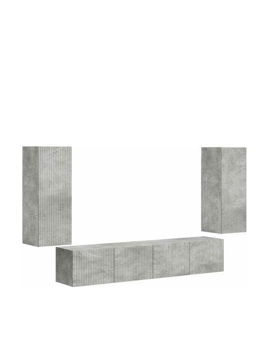 Wohnzimmer TV-Einheit Grey L78.5xB30xH29.5cm