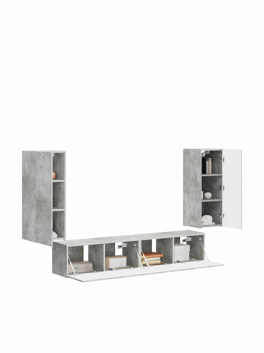 Wohnzimmer TV-Einheit Grey L78.5xB30xH29.5cm