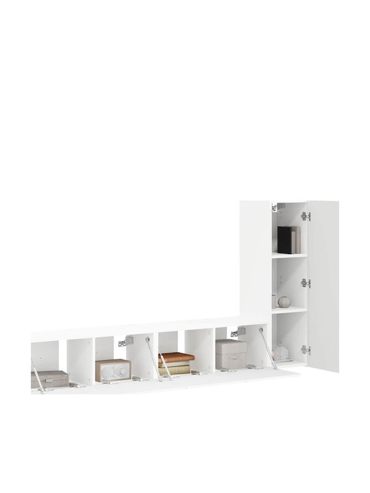 Living Room TV Unit White L30xW31xH100cm