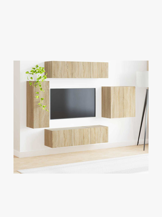 Living Room TV Unit Sonoma Oak L78.5xW30xH29.5cm