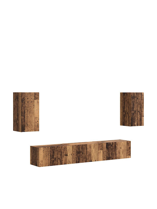 Living Room TV Unit Old Wood L30xW31xH60cm