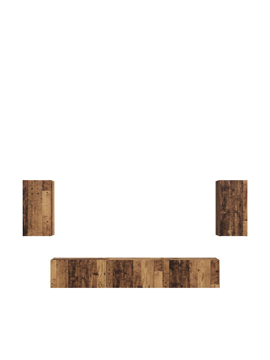 Living Room TV Unit Old Wood L30xW31xH60cm