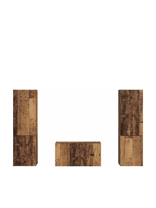 Living Room TV Unit Old Wood L30xW31xH60cm