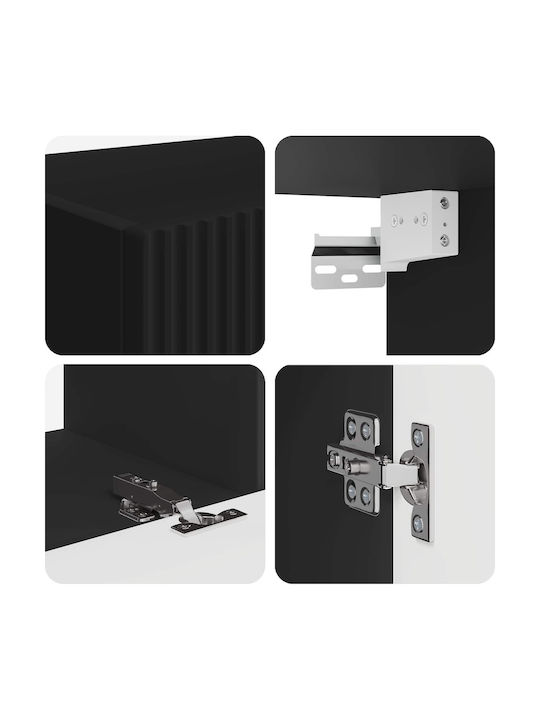 Wohnzimmer TV-Einheit Black L78.5xB30xH29.5cm