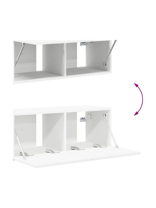 Living Room TV Unit White L78.5xW31xH30cm