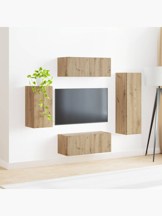 Σύνθετο Σαλονιού Artisan Oak Μ30xΒ31xΥ100εκ.