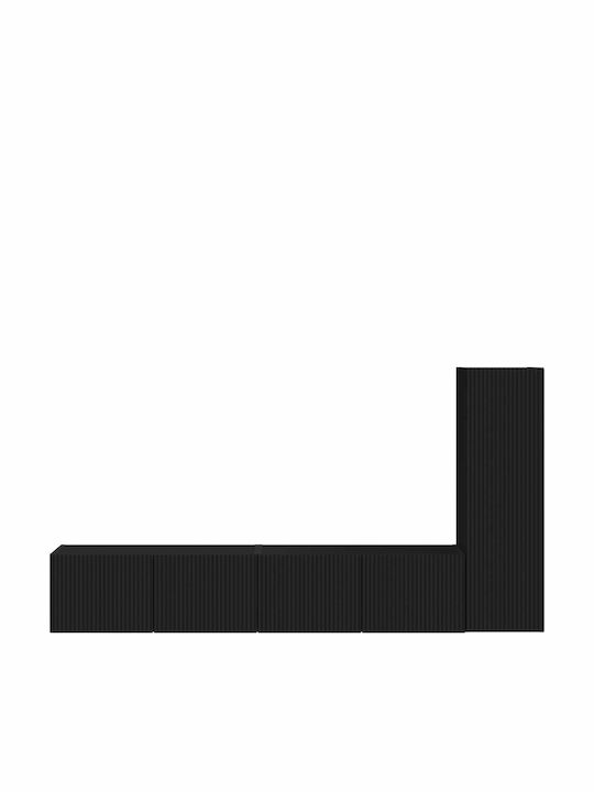 Living Room TV Unit Black L30xW31xH100cm