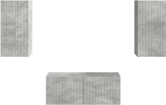 Living Room TV Unit Grey L98xW31xH29.5cm