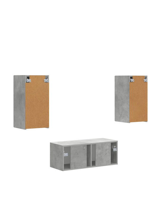 Wohnzimmer TV-Einheit Grey L98xB31xH29.5cm