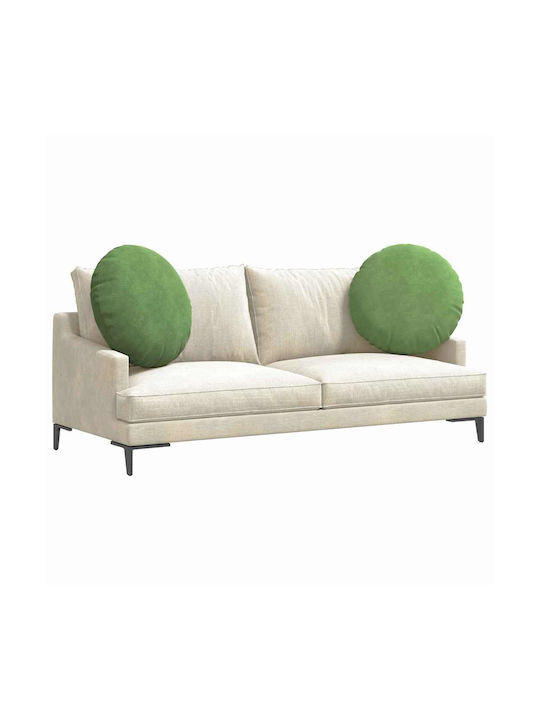 vidaXL Perna De Canapea Din Catifea Verde Deschis 40x40cm