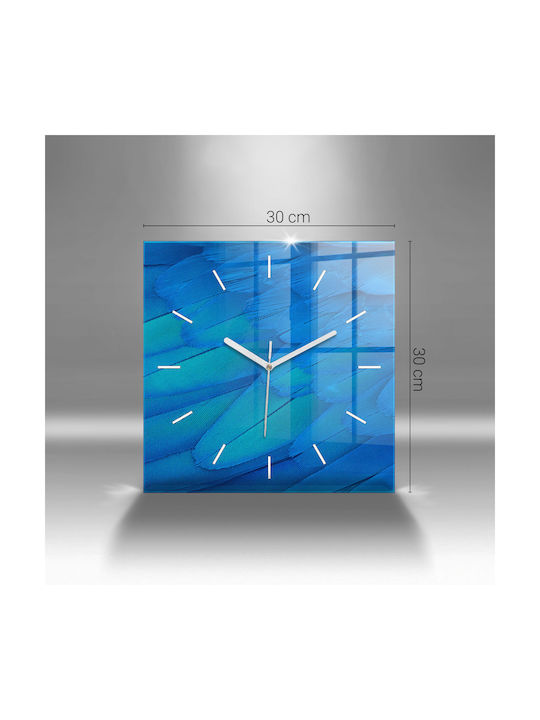 Tulup Silent Wall Clock Purple 30x30cm