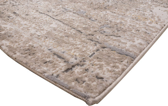 Klonaras Geometric 9643 Σετ Μοντέρνα Χαλιά Κρεβατοκάμαρας L.beige 2004941 3τμχ