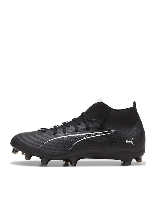 Ultra Match+ FG/AG Football Shoes with Cleats in Black