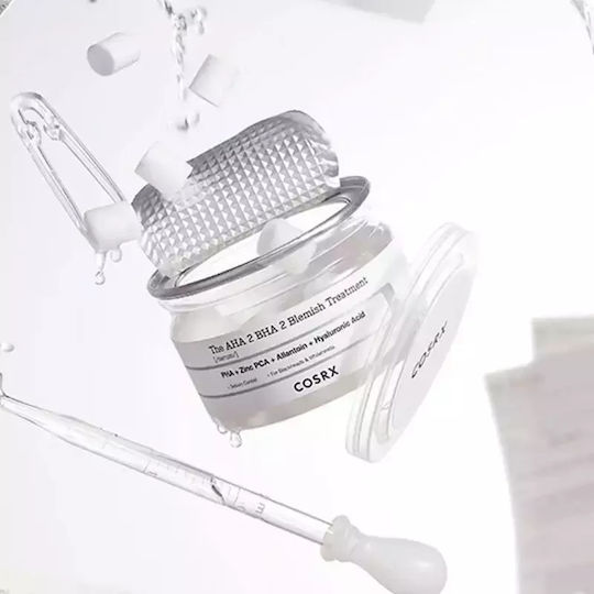 Cosrx The AHA 2 BHA 2 Blemish Treatment Soothing & Moisturizing Serum Face with Hyaluronic Acid for Detoxification & Dark Spots 50gr