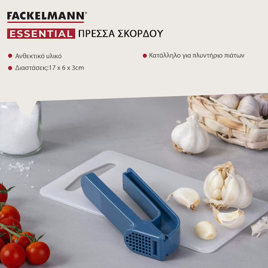Facklemann Πρέσα Σκόρδου Essential Πλαστική Μπλέ