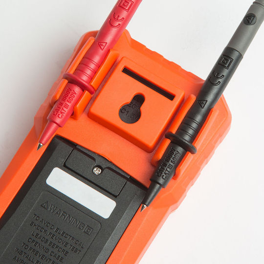 Maxwell Mx 25223 Multimetru Digital Tester de Baterii Măsurare Temperatură + Funcție Lumină de Lucru