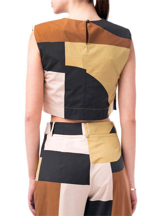 Moutaki Blouse Brown, Black, Green, Lime