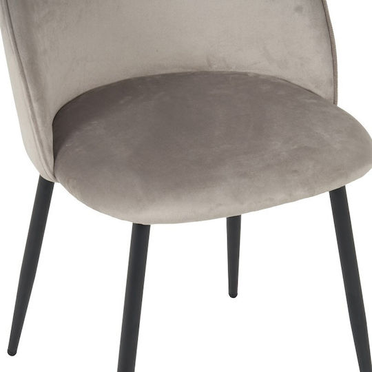 Perch Столички Трапезария плюшени Grey Shade 2бр 50x43x82бр
