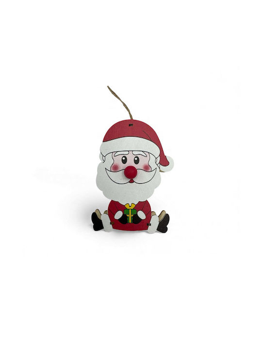 Christmas Wooden Ornament Light Santa Claus – 14 Cm