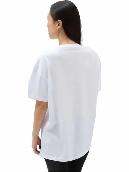 Flying V Γυναικείο Oversized T-shirt Λευκό