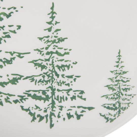 Butlers Weihnachtlich Platte Porzellan Weiß D20cm.