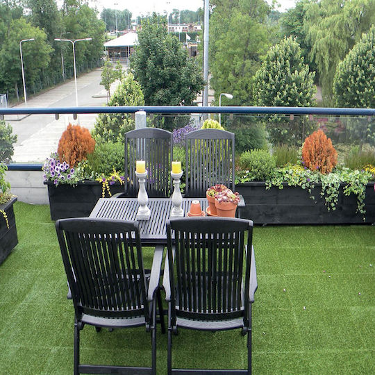 0.3x0.3m și Înălțime Fir 30mm în Culoare Bej 11buc