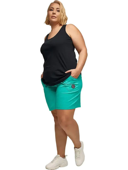 Women's Sleeveless Black Sports Blouse