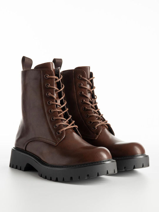 Stiefeletten Damen Braun