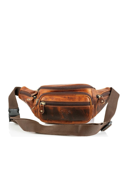 Magazin online pentru bărbați Piele Bum Bag pentru Talie Maro