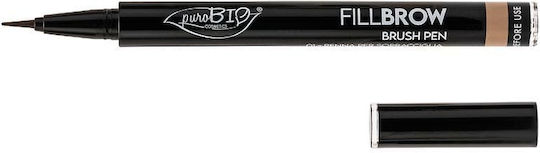 puroBio Cosmetics Waterproof Eyebrow Pen Brush in Blonde Shade 0.7ml