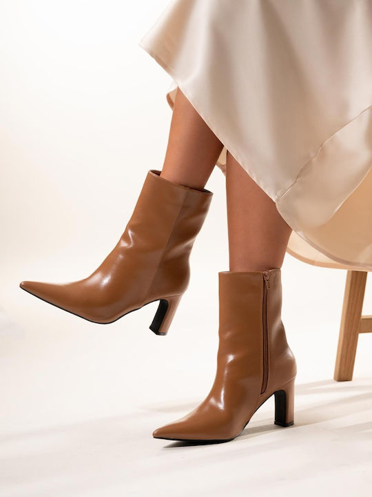 Stiefeletten Damen Braun