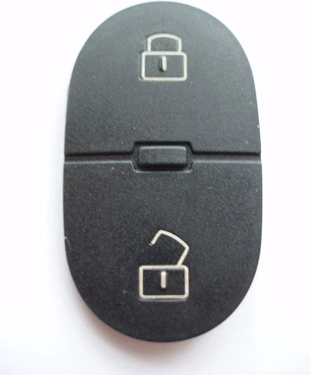 Rubber Membrane Pad 2 Buttons Techstar Compatible Audi Vw Seat Skoda Car Key