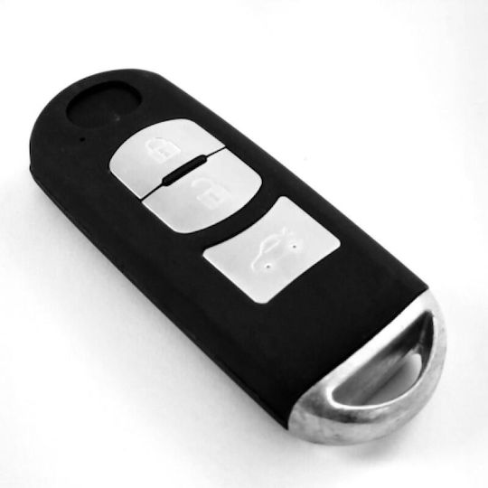Techstar Car Key Case Mazda 3 Buttons Compatible Mazda 6 Cx-5 Cx-3 2014-2015 Models Right Groove Blade