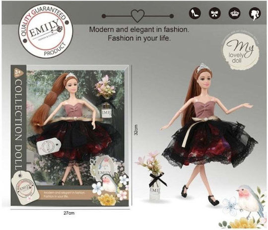Trademarkt Emily de Colectie Păpușă pentru 3+ ani+ Ani 29cm.