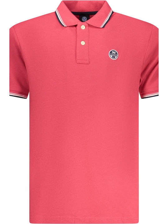 Short Sleeve Polo Shirt Red