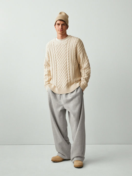 Langarm-Pullover Cream