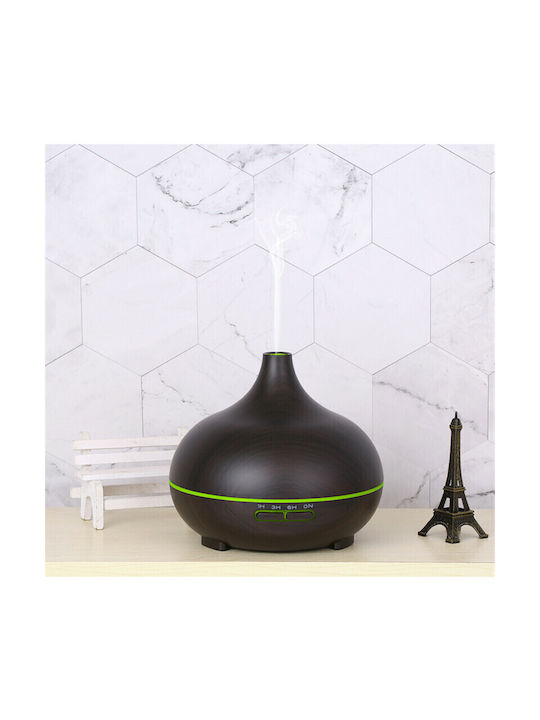 Vrising LED Aromatherapie-Diffusor Ultraschall mit Timer Braun 400ml Vrising LED Aromatherapie-Diffusor Ultraschall mit Timer Braun 400ml