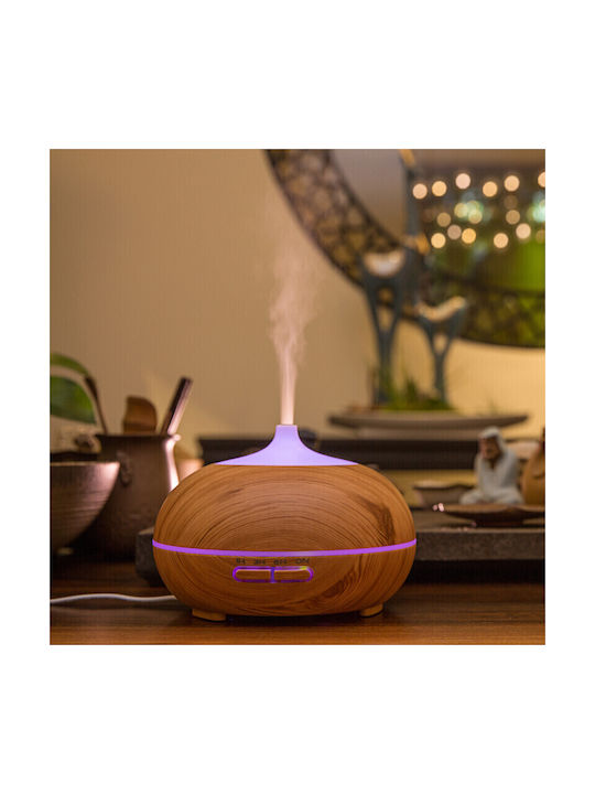 Vrising Lumini LED Dispozitiv de aromaterapie Ultrasonic cu temporizator Verde 400ml