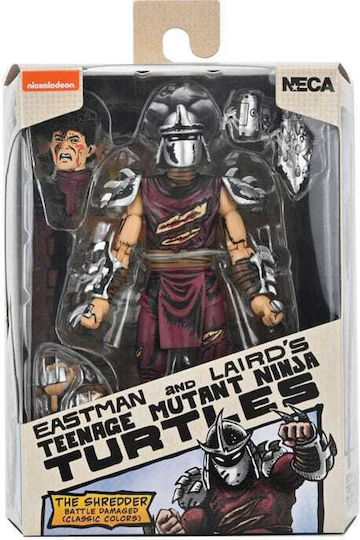 Neca Teenage Mutant Ninja Turtles Battle Damaged Shredder Action Figure 18cm