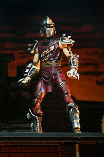 Neca Teenage Mutant Ninja Turtles Battle Damaged Shredder Action Figure 18cm