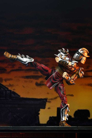 Neca Teenage Mutant Ninja Turtles Battle Damaged Shredder Action Figure 18cm