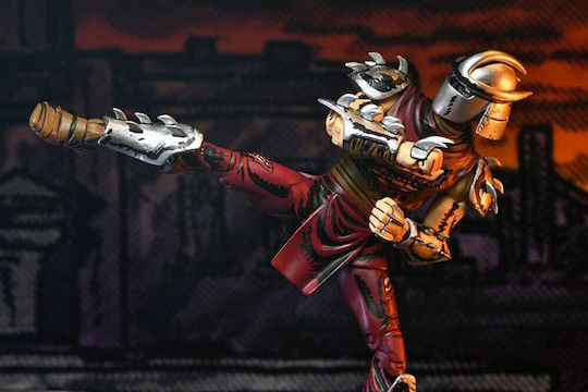 Neca Teenage Mutant Ninja Turtles Battle Damaged Shredder Action Figure 18cm
