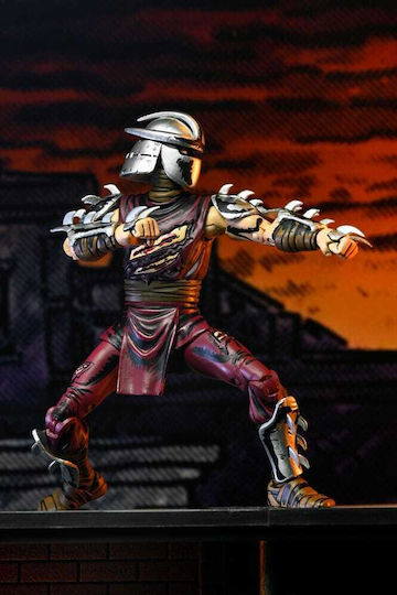 Neca Teenage Mutant Ninja Turtles Battle Damaged Shredder Action Figure 18cm