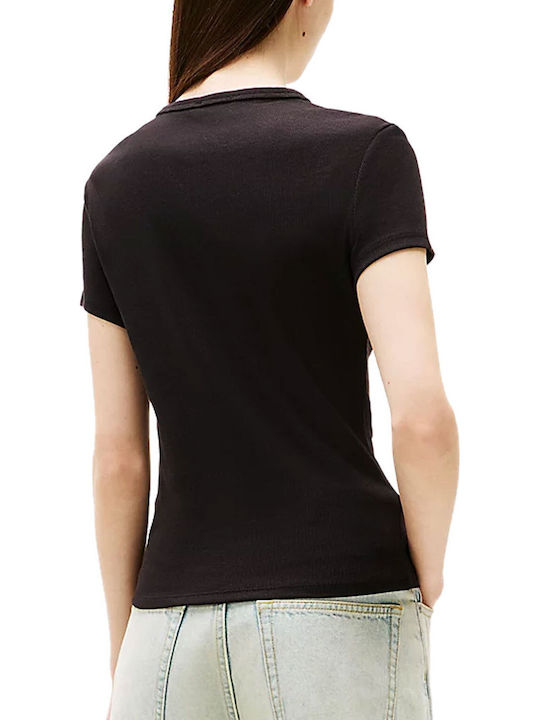 Tommy Hilfiger Essential T-Shirt Μαύρο.